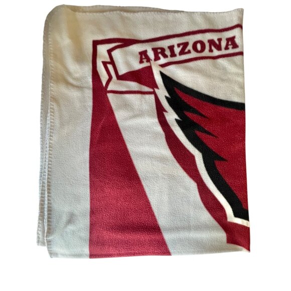 Arizona Cardinals NFL Fleece Throw Blanket Red White Soft Plush 64 X53 Northwest - Picture 4 of 9